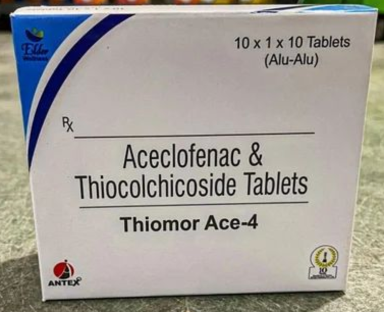 Aceclofenac And Thiocolchicoside Tablets